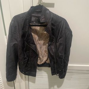 Faux leather jacket